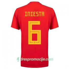 Španjolska Dres A_Iniesta 6 Domaći Svjetsko prvenstvo 2018